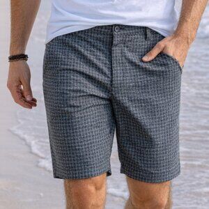 🌊 Quiksilver Waterman Men’s Shorts | Size 40 | Gray Checkered 🌊